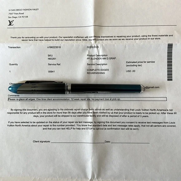 Louis Vuitton Men’s Slender Wallet Damier Graphite Canvas - Picture 14 of 17